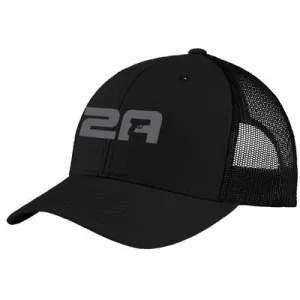 2A 2nd Amendment Pistol Trucker Ball Cap