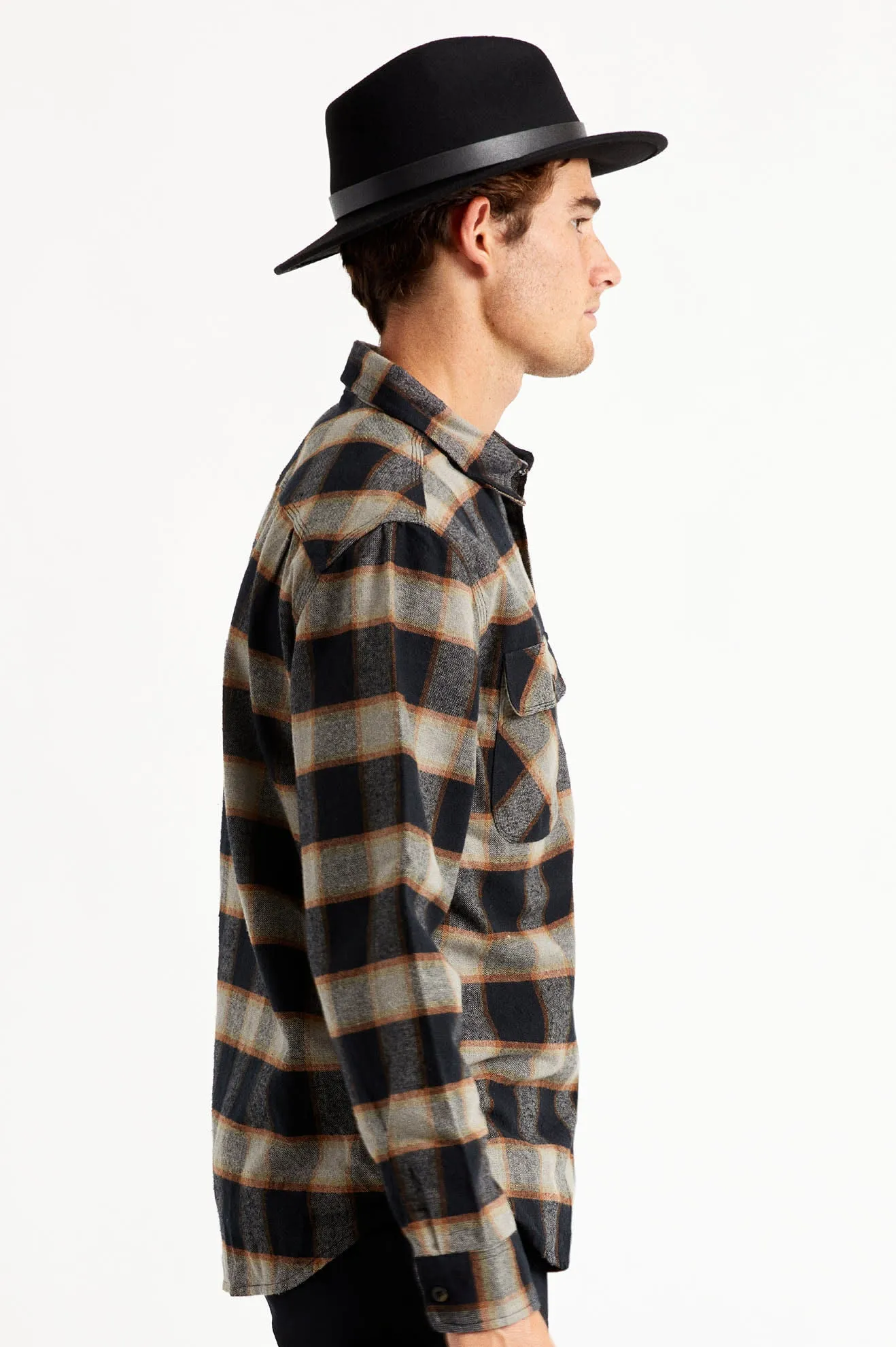 Adjustable Leather Hat Band - Black