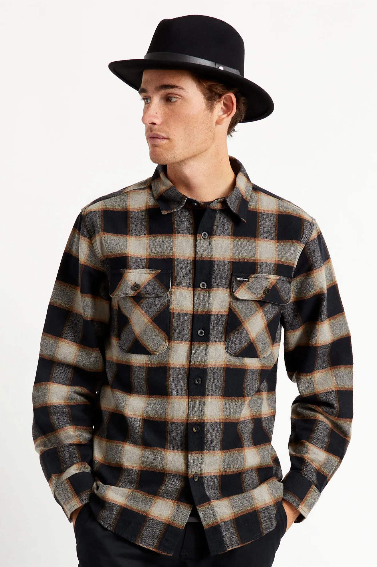 Adjustable Leather Hat Band - Black