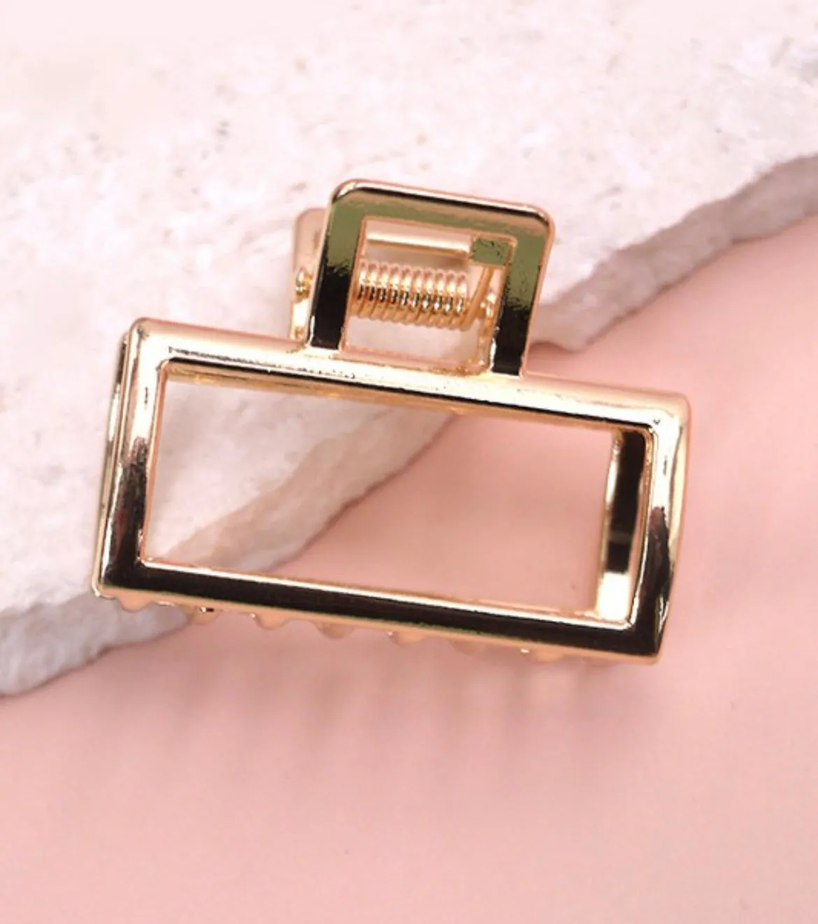 Assorted Mini Gold Hair Clips