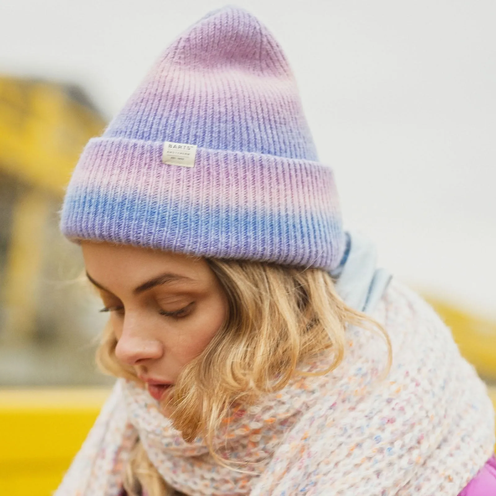 Barts Womens Soleige Stretchy High Turn Up Beanie Hat