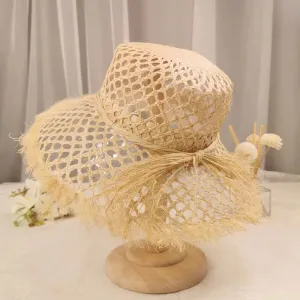 Black Church Hat: Casual Flower Hat