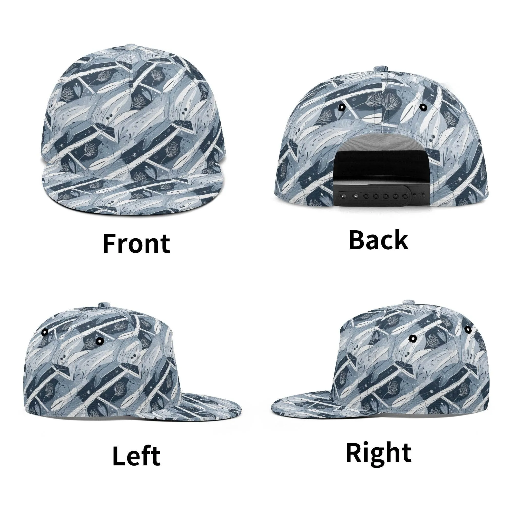Blue Wind Unisex Classic Snapbacks