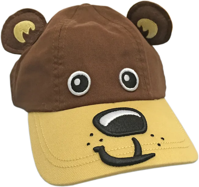 Brown Bear Toddler Baseball Hat