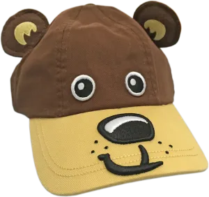 Brown Bear Toddler Baseball Hat