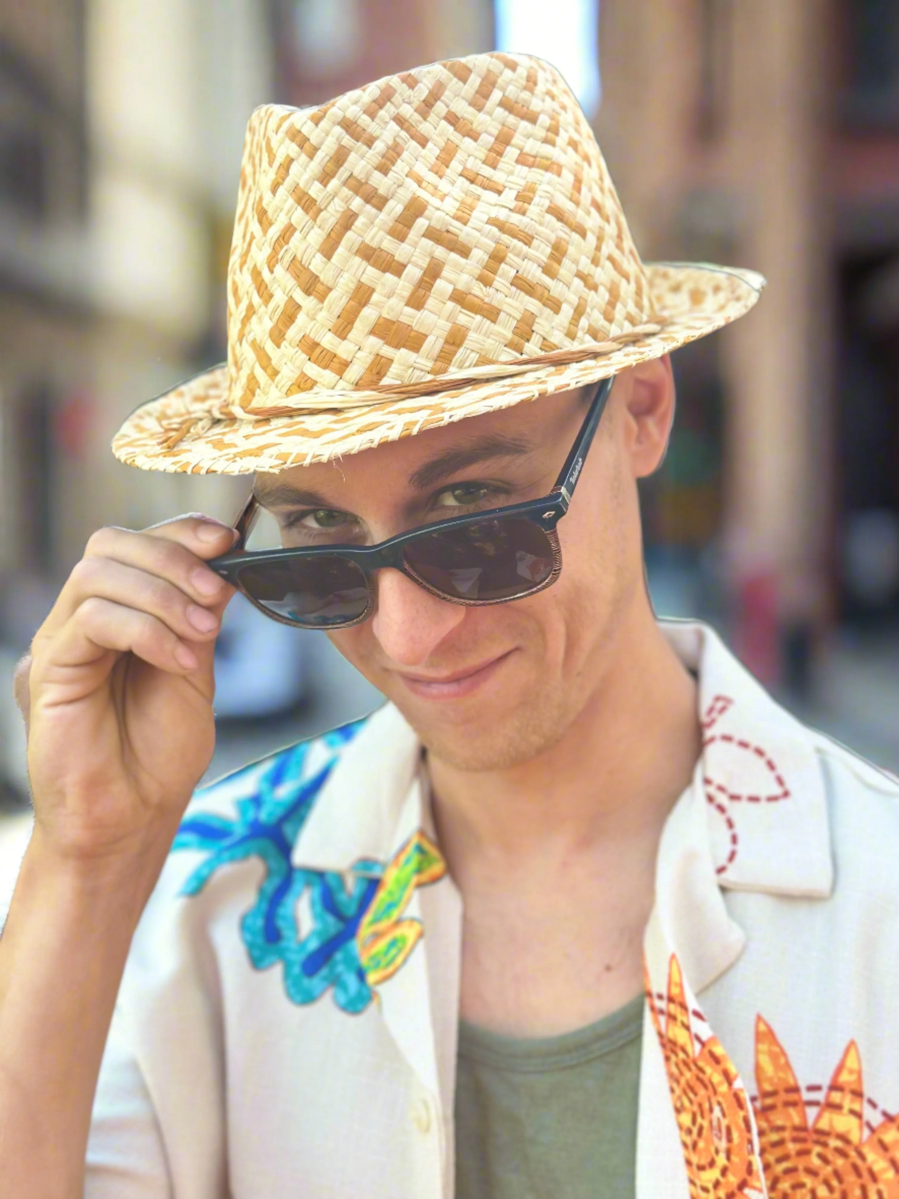 Charlie - Unisex Fedora Woven Straw Sun Hats