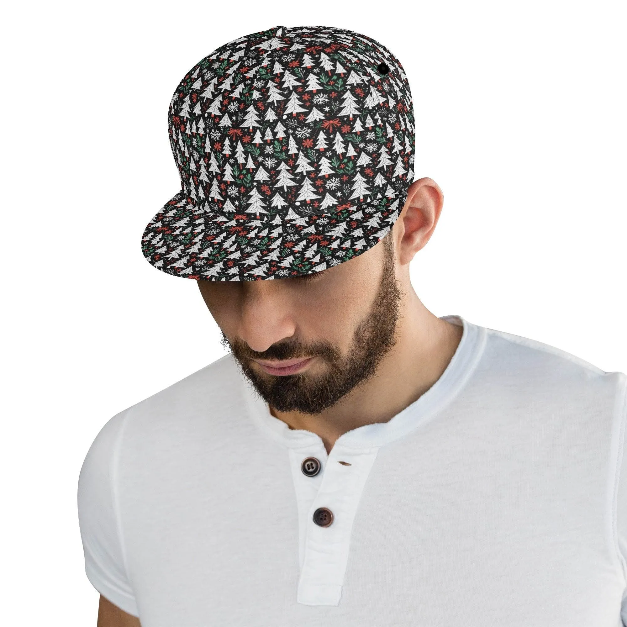 Christmas Tree Unisex Classic Snapbacks