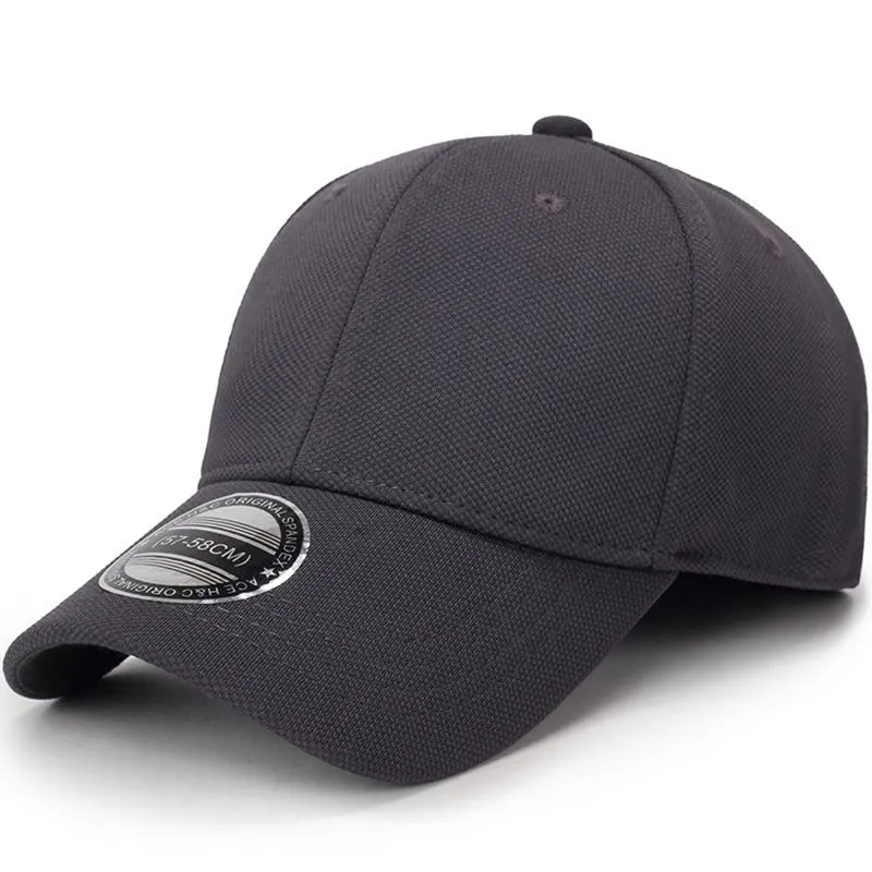 COKK Baseball Cap Men Snapback Hats Caps Men Fitted Closed Full Cap Women Gorras Bone Male Trucker Hat Casquette Outdoor Black