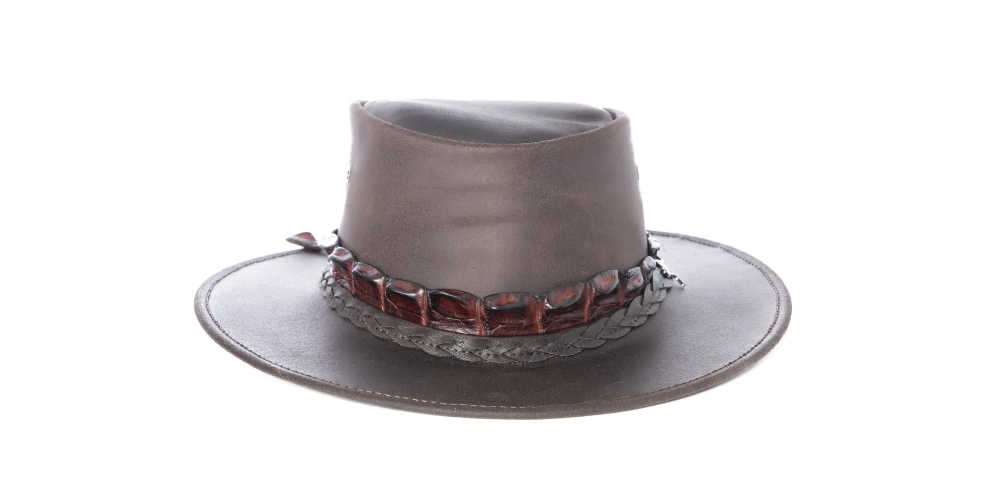 Crocodile Skin Hatband