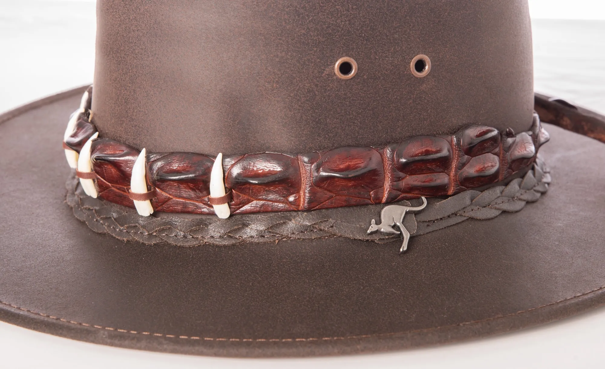 Crocodile Skin Hatband