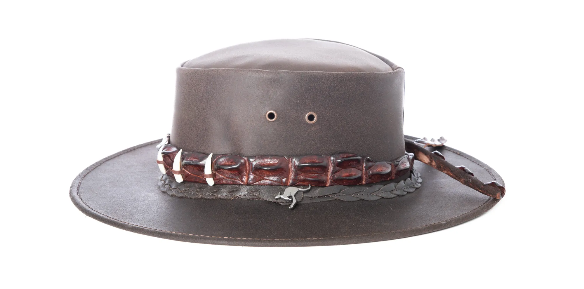 Crocodile Skin Hatband