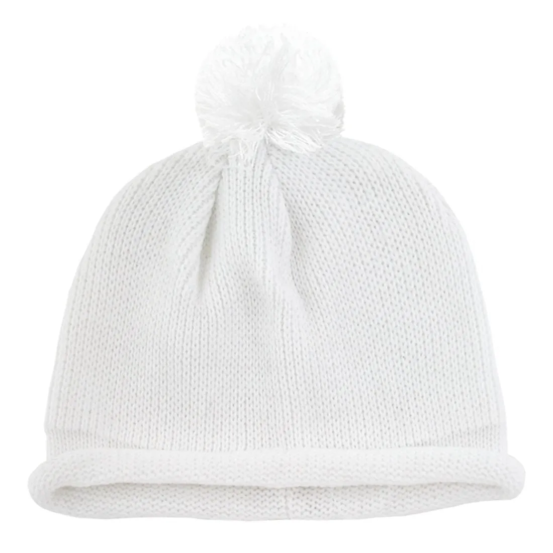 Decky 611A Roll Up Knit Beanie Hats with Pom Pom Winter Warm Beanies Caps Ski
