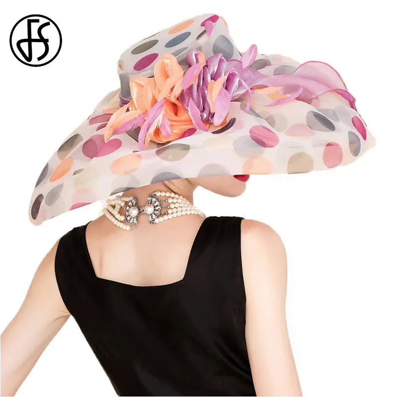 Derby Hats For Women: Flowers Summer Sun Hats