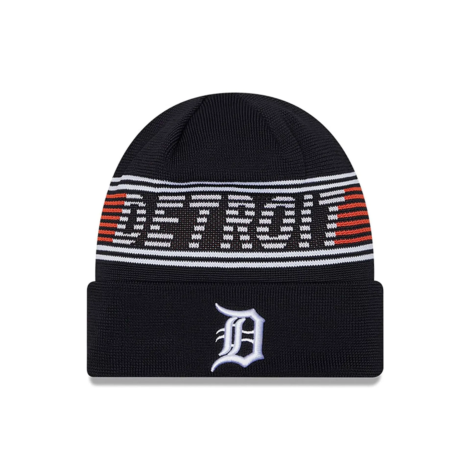 Detroit Tigers City Connect Navy Sport Knit Beanie Hat