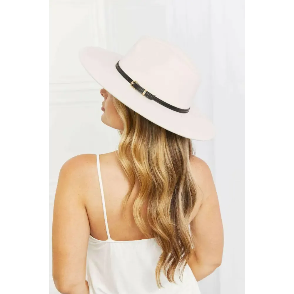 Elevate Your Luxury Fashion with the Classy Fedora Hat in Soft Beige