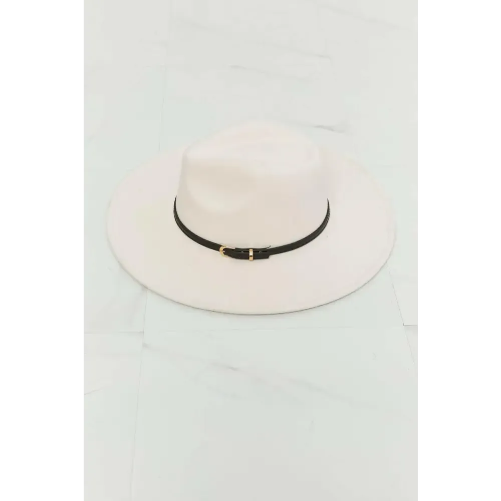 Elevate Your Luxury Fashion with the Classy Fedora Hat in Soft Beige