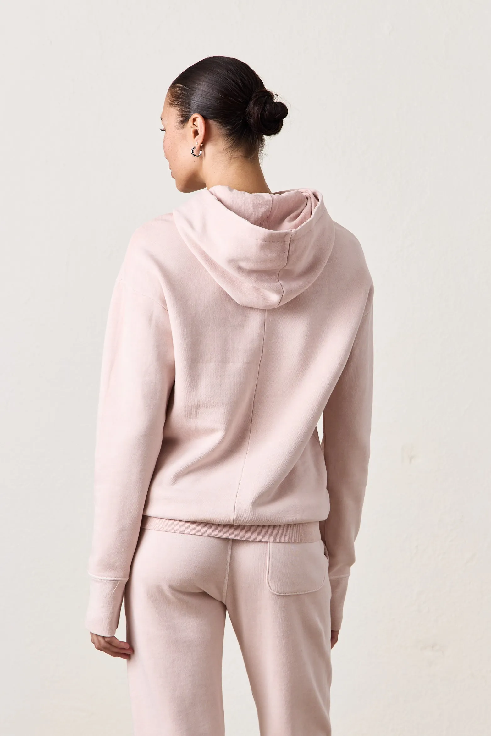ELLIS FLEECE HOODY / ROSY