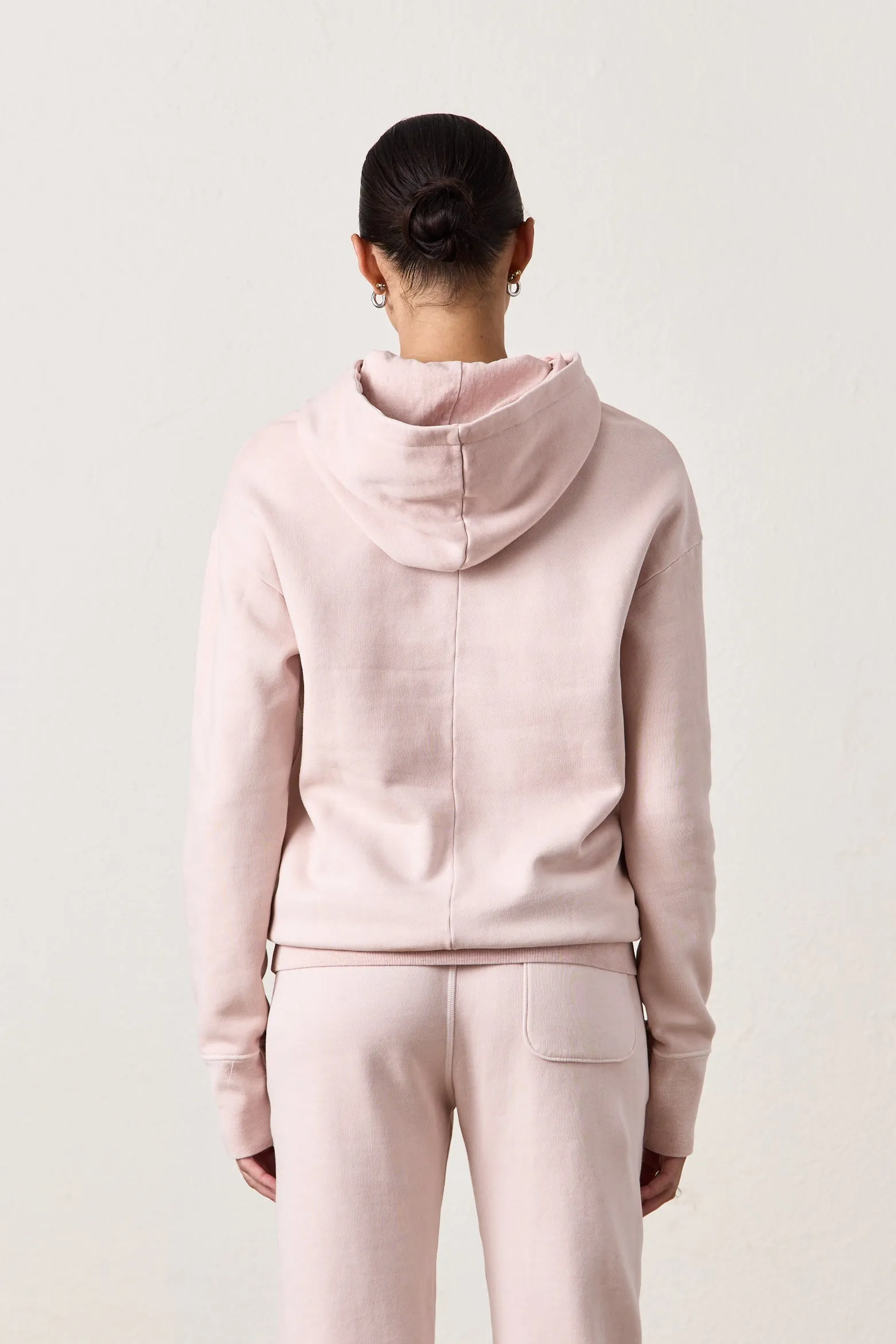 ELLIS FLEECE HOODY / ROSY