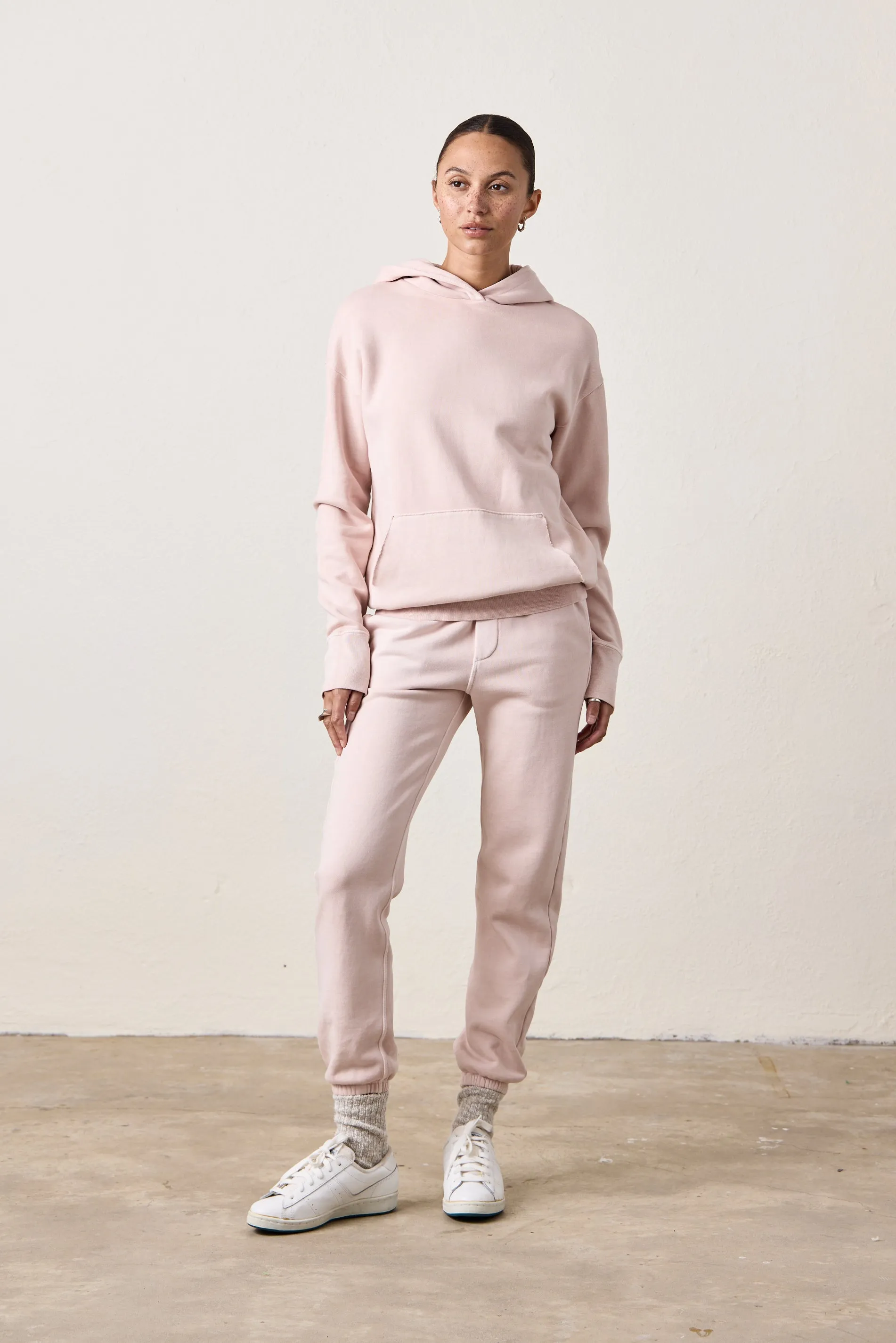 ELLIS FLEECE HOODY / ROSY