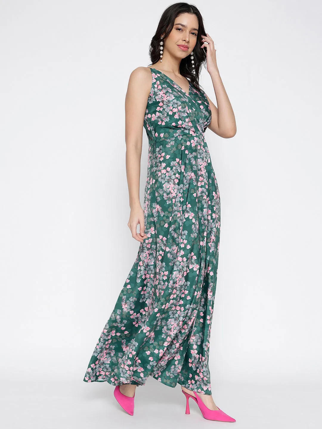 Floral Slit dress Maxi Dress