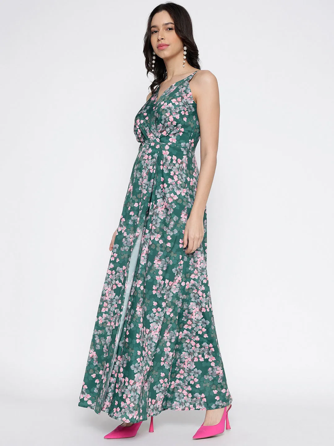 Floral Slit dress Maxi Dress