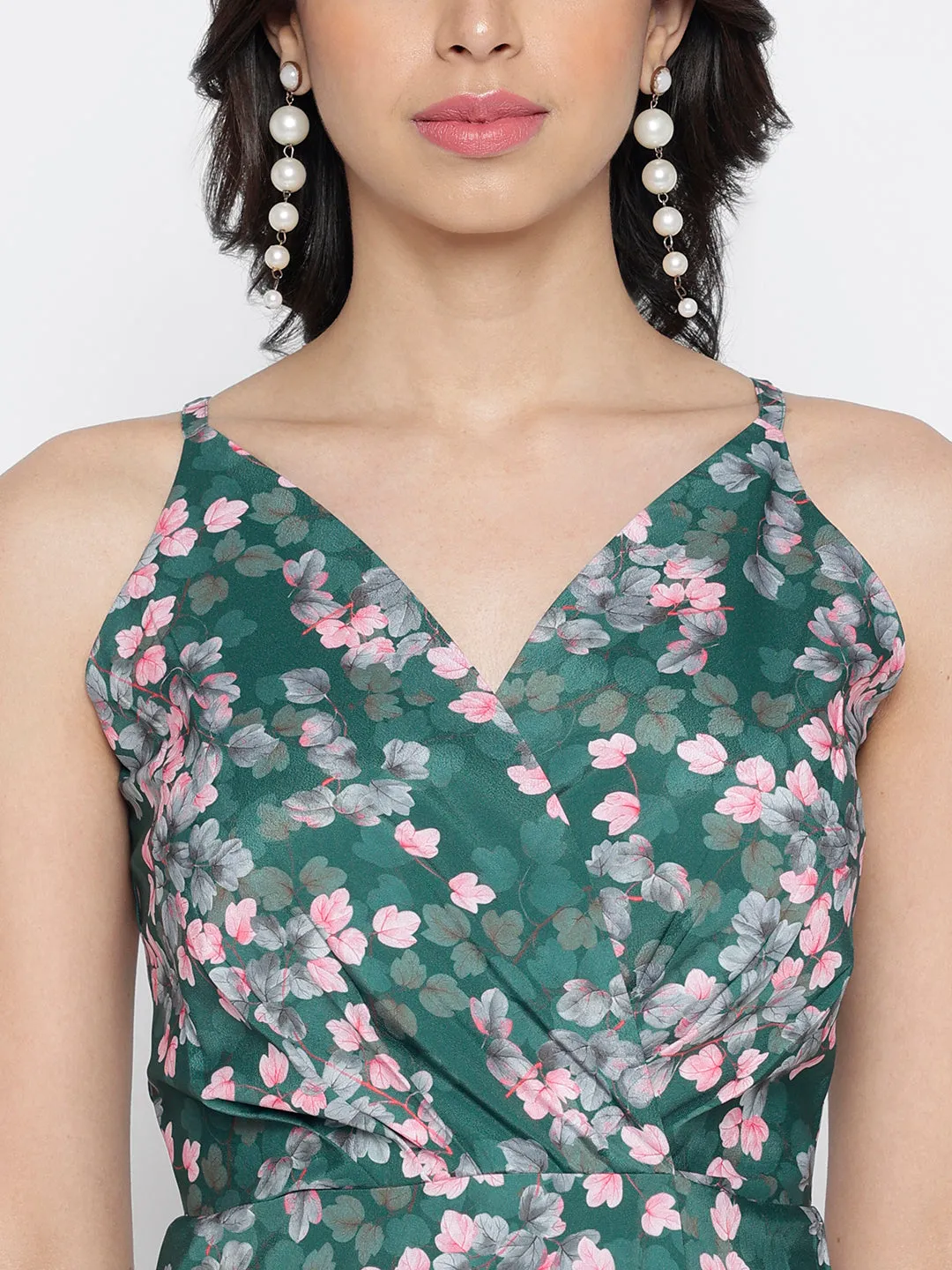 Floral Slit dress Maxi Dress