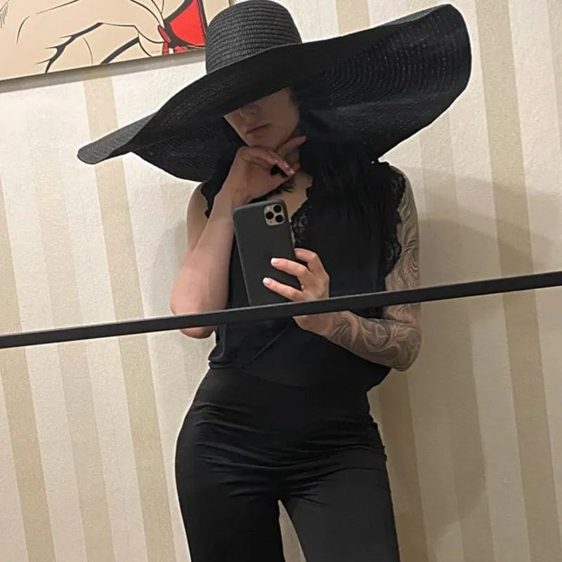 Foldable Women's Oversized Beach Hat