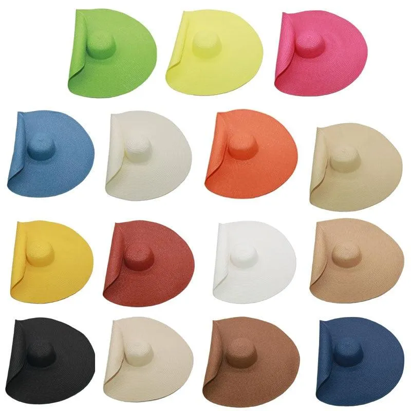 Foldable Women's Oversized Beach Hat