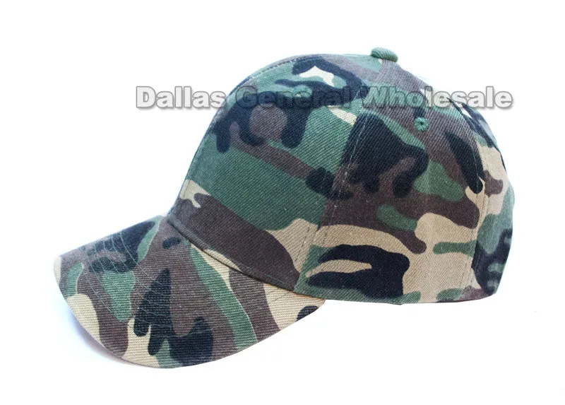 Green Camouflage Casual Ball Caps Wholesale