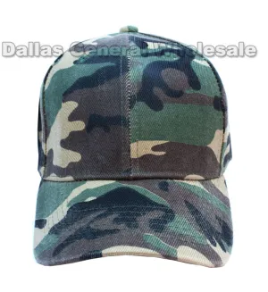 Green Camouflage Casual Ball Caps Wholesale