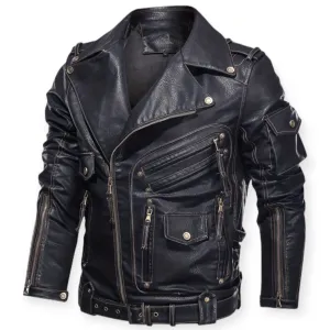 GUARDIANO LEATHER JACKET
