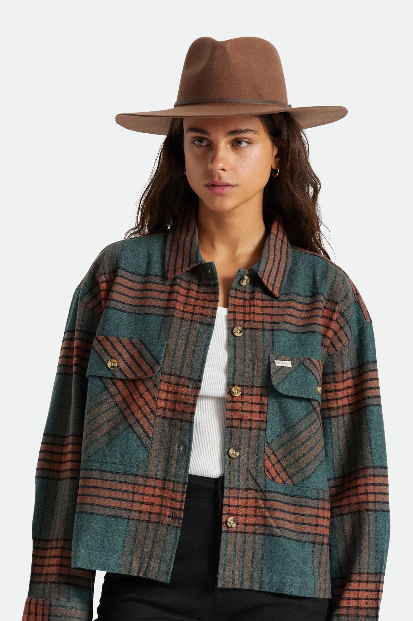 Hailey Fedora - Coffee