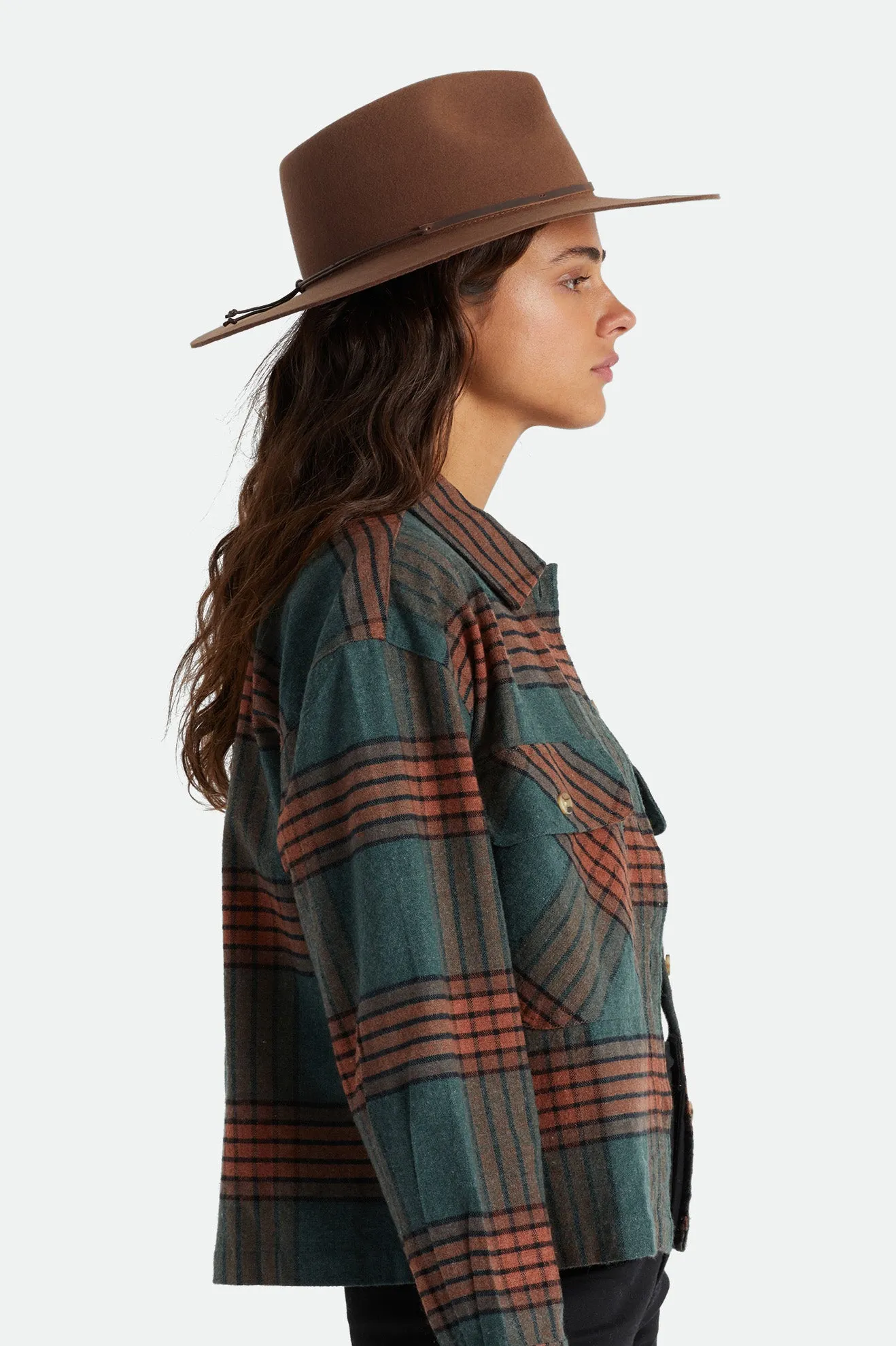Hailey Fedora - Coffee
