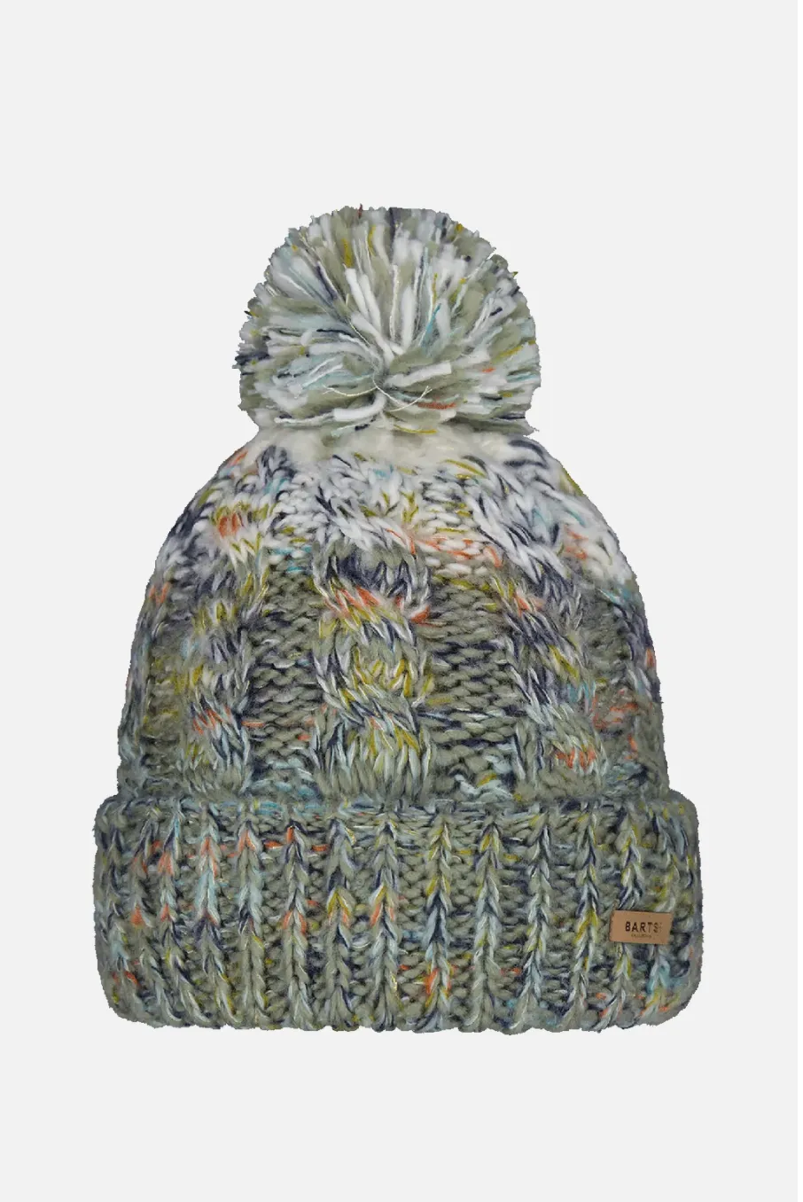Iska Beanie Cable Knitted Pom Beanie