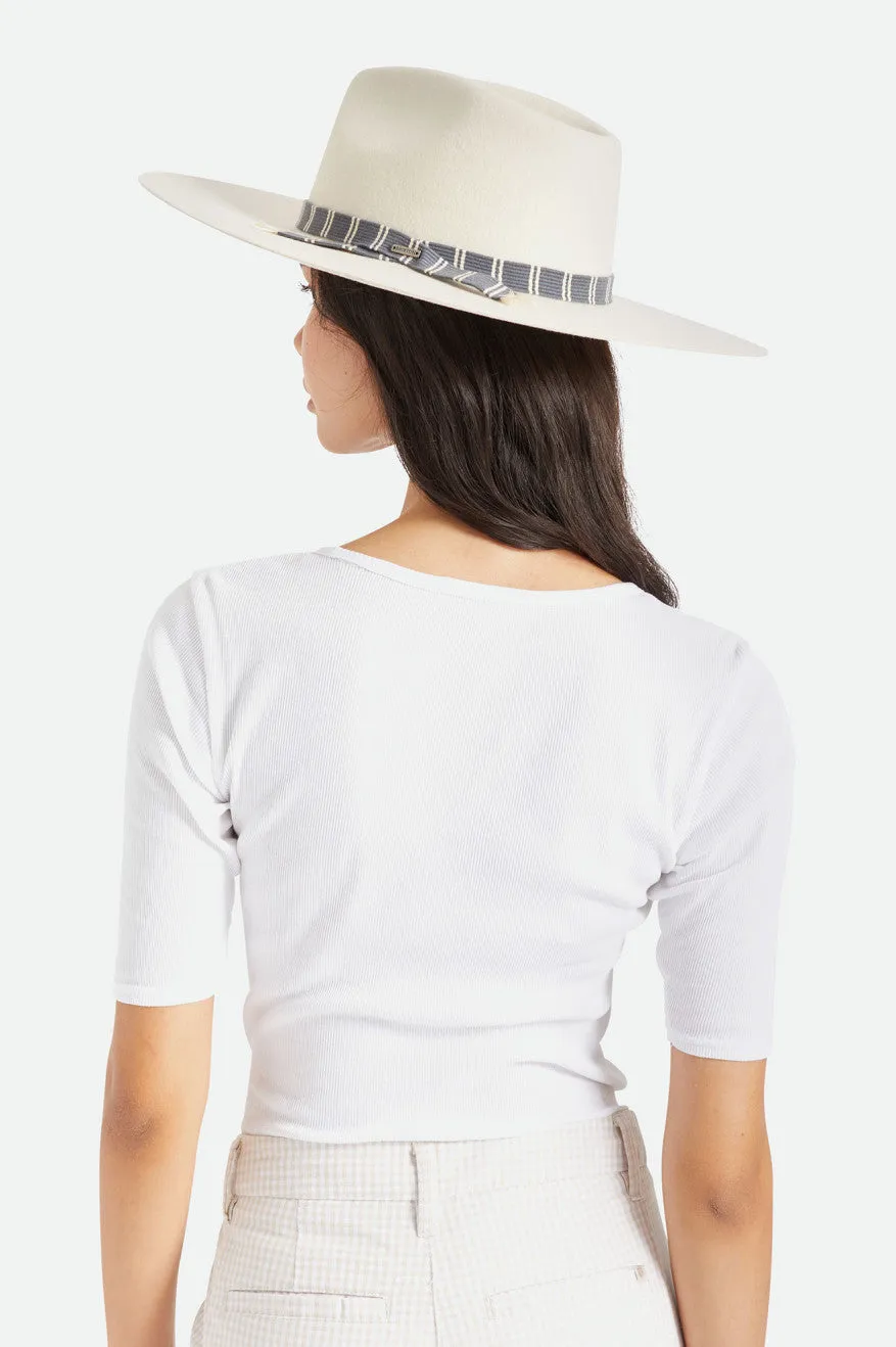 Leigh Felt Fedora - Dove