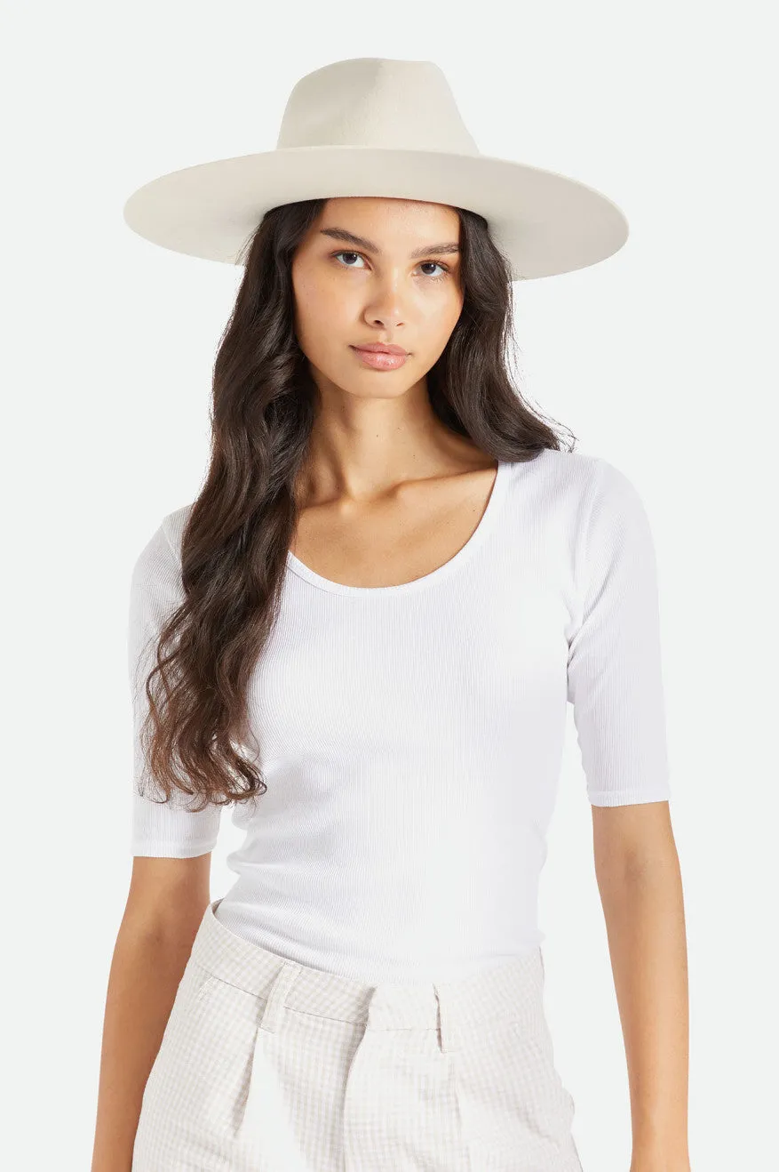 Leigh Felt Fedora - Dove