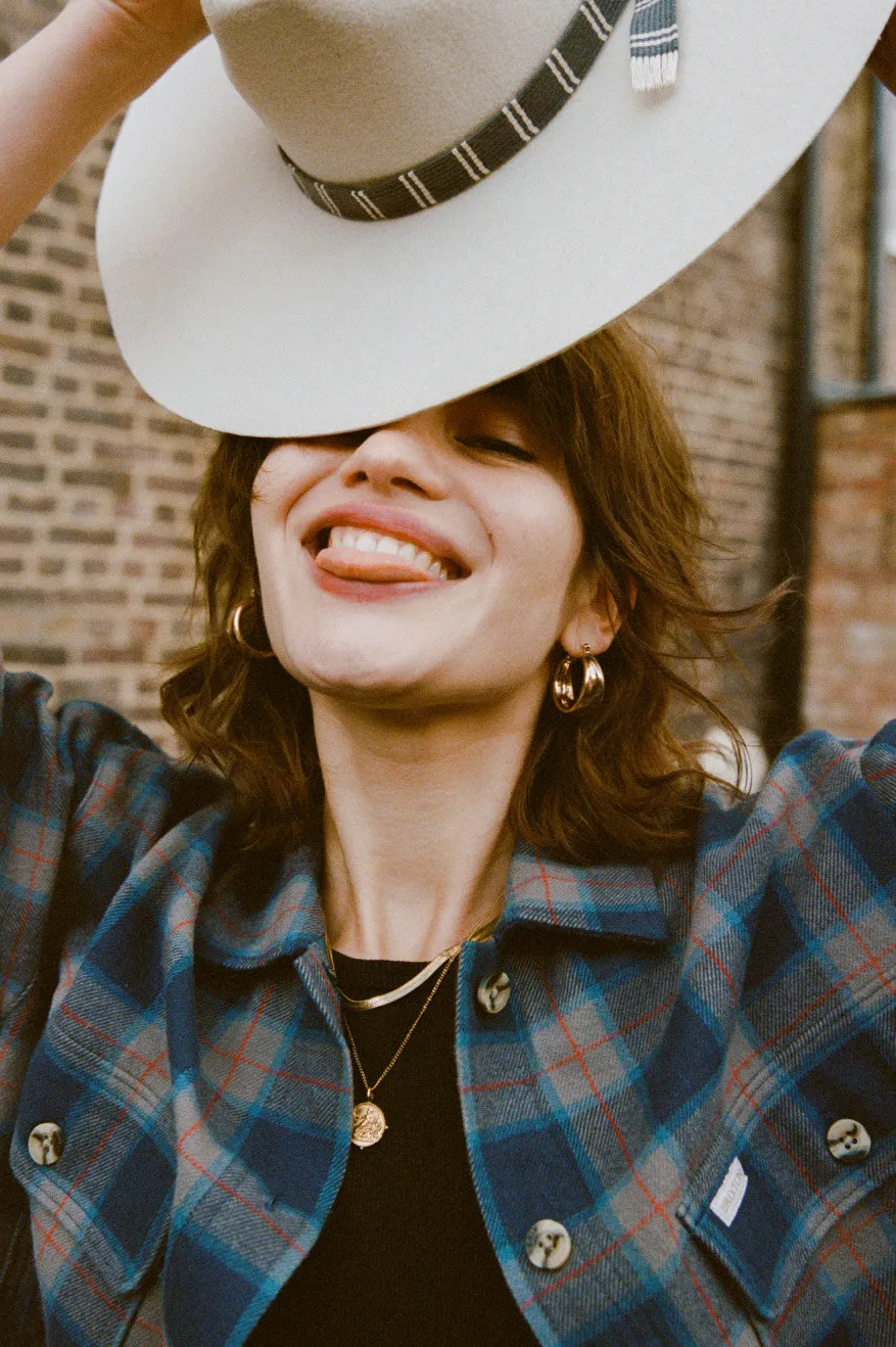 Leigh Felt Fedora - Dove