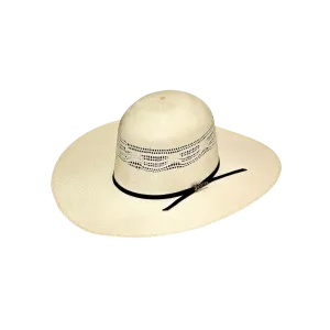 M&f Men's Twister Straw Open Crown Vented Hat