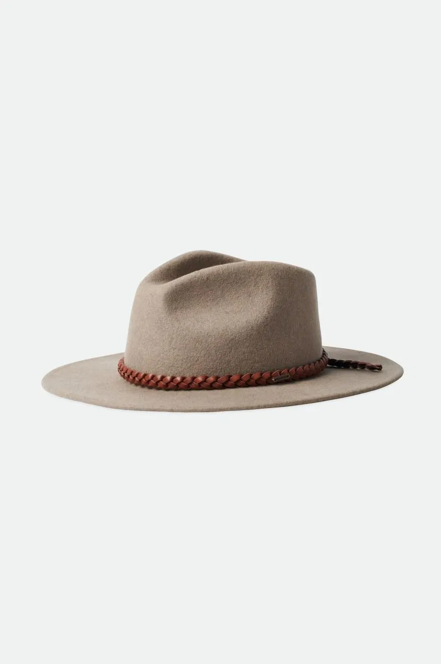 Messer Western Fedora - Heather Natural
