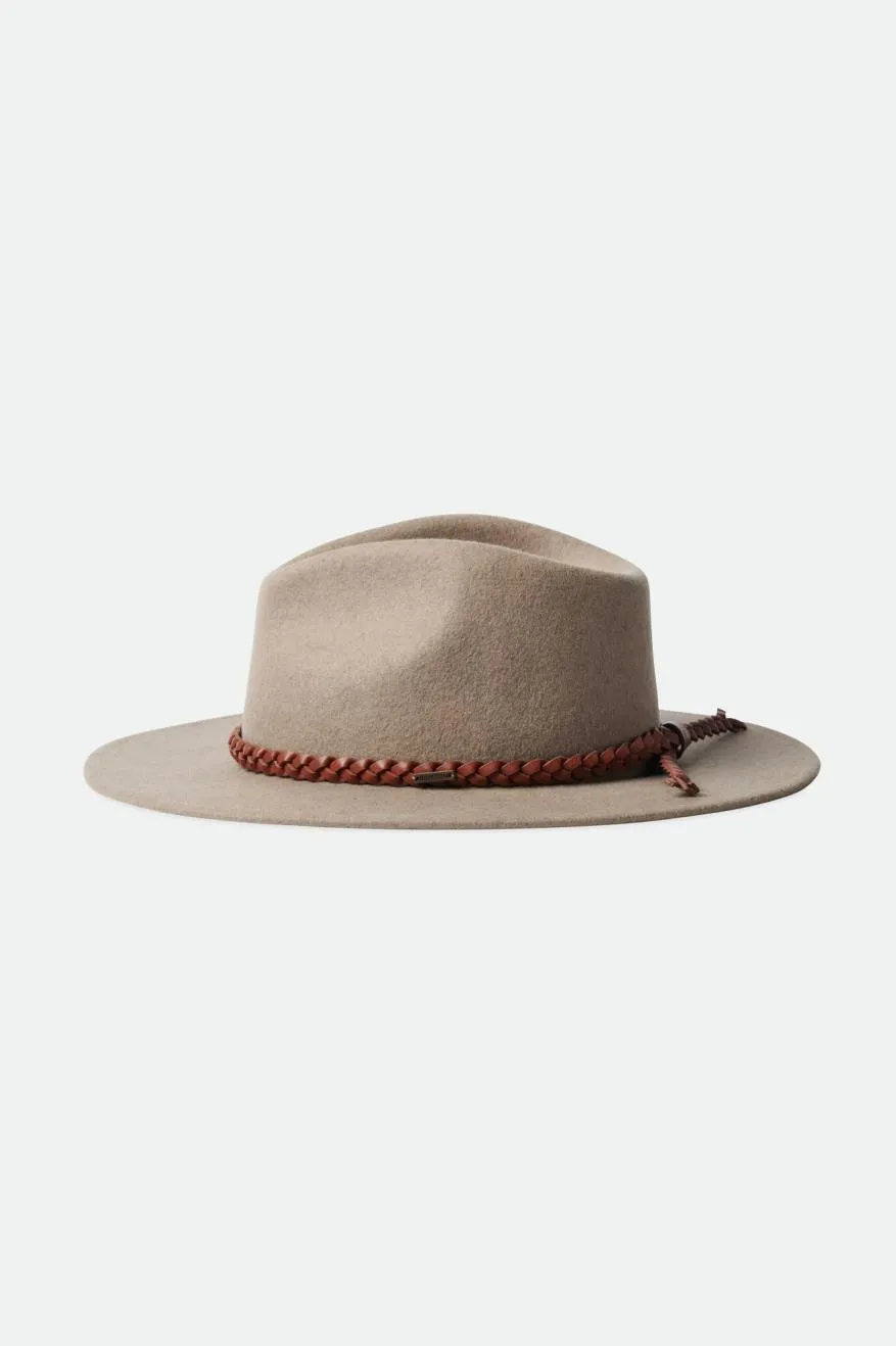 Messer Western Fedora - Heather Natural