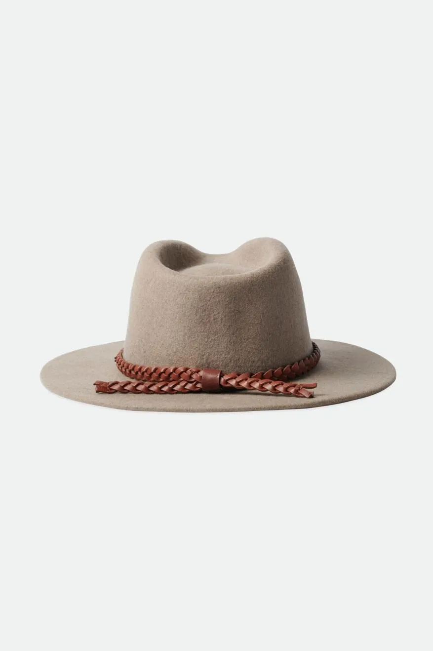 Messer Western Fedora - Heather Natural