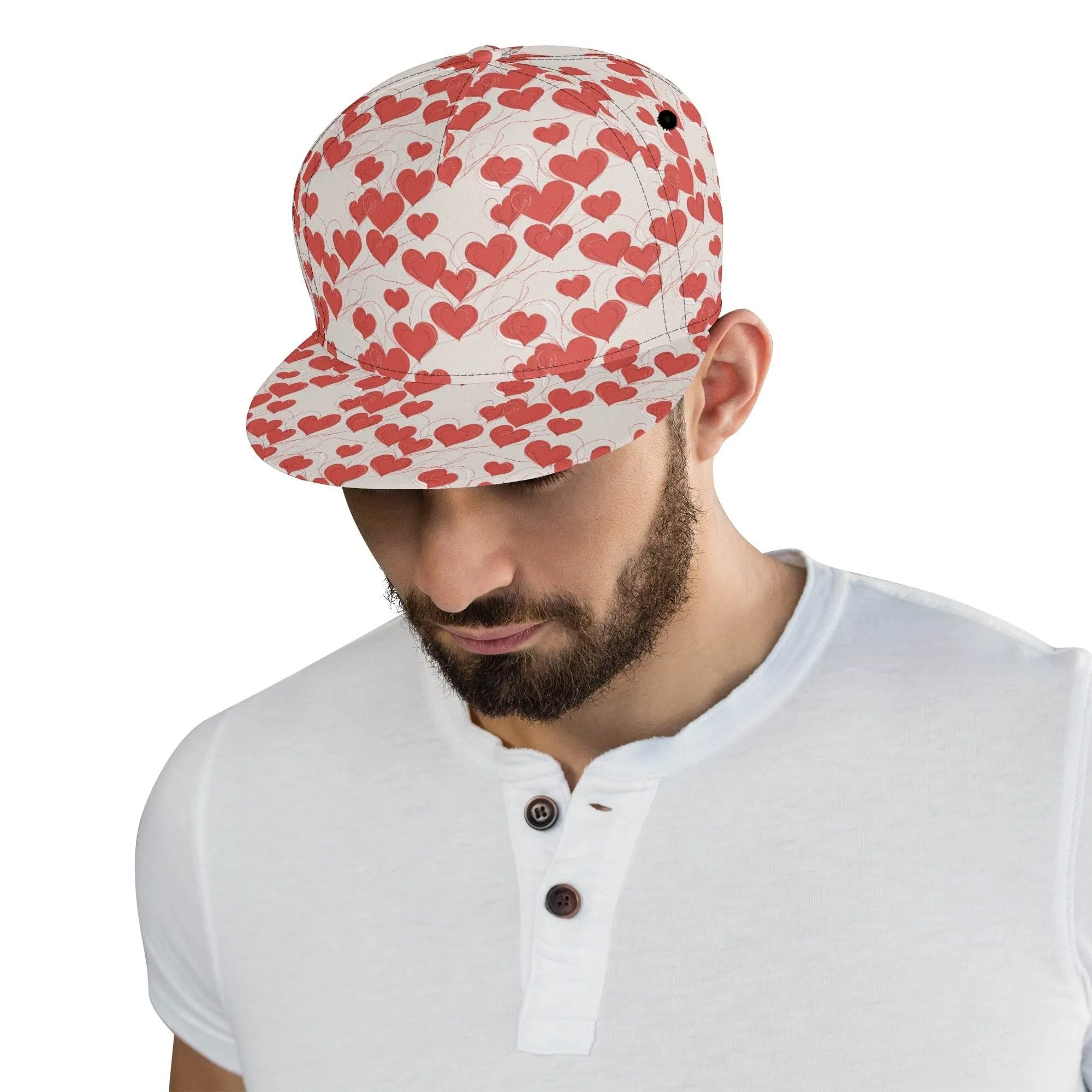 Minimal Hearts Unisex Classic Snapbacks