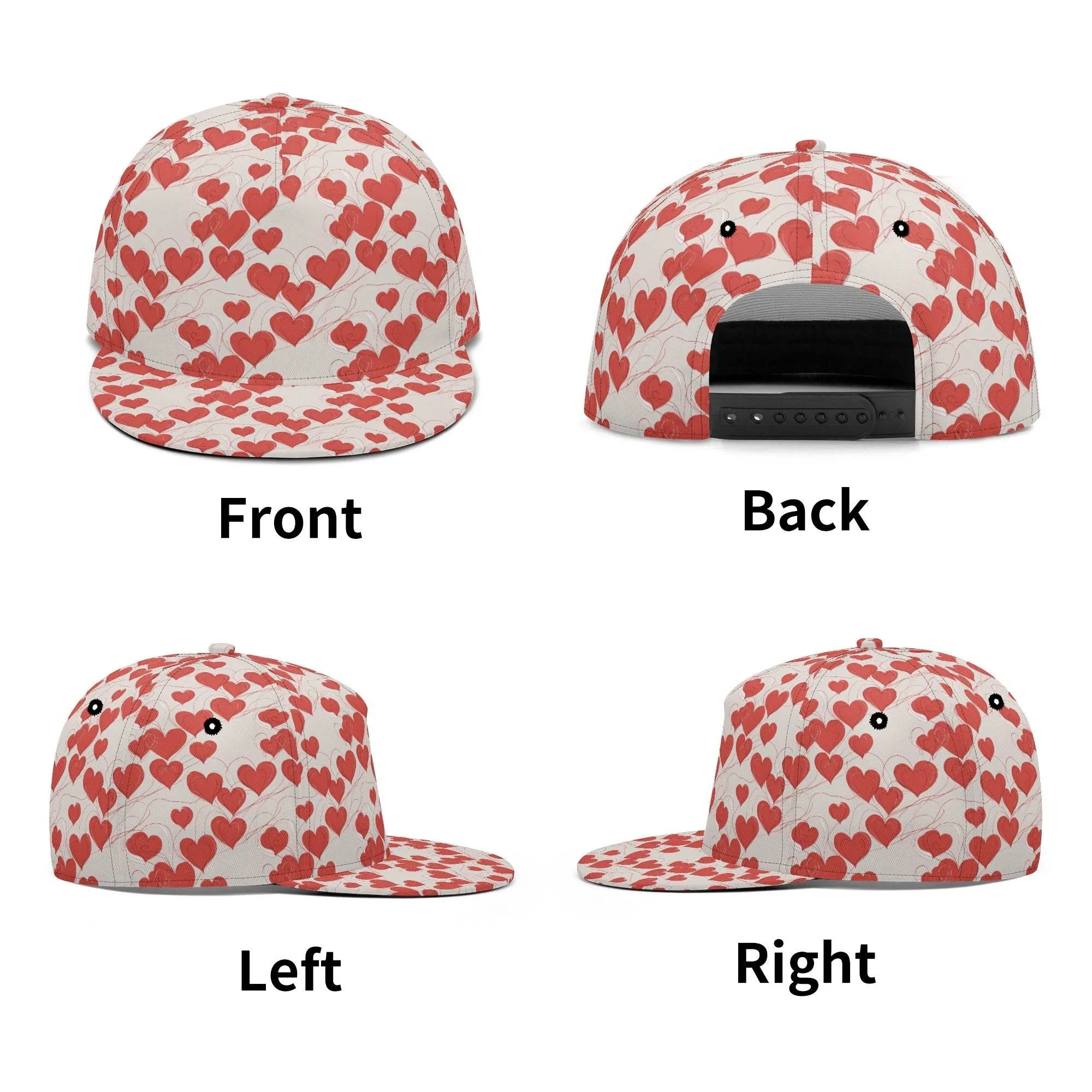 Minimal Hearts Unisex Classic Snapbacks