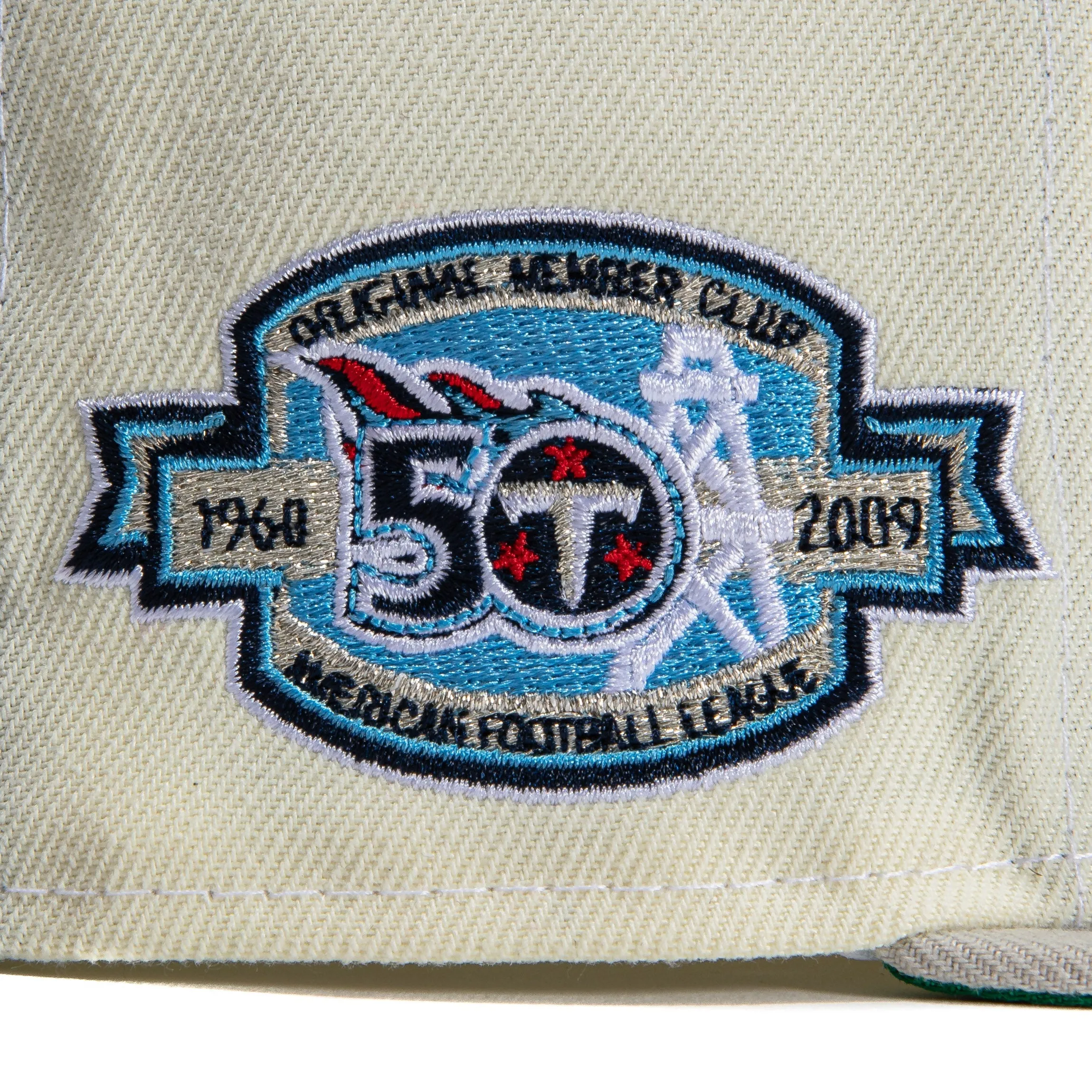 New Era  Chrome Houston Oilers 50th Anniversary 59FIFTY Fitted Hat