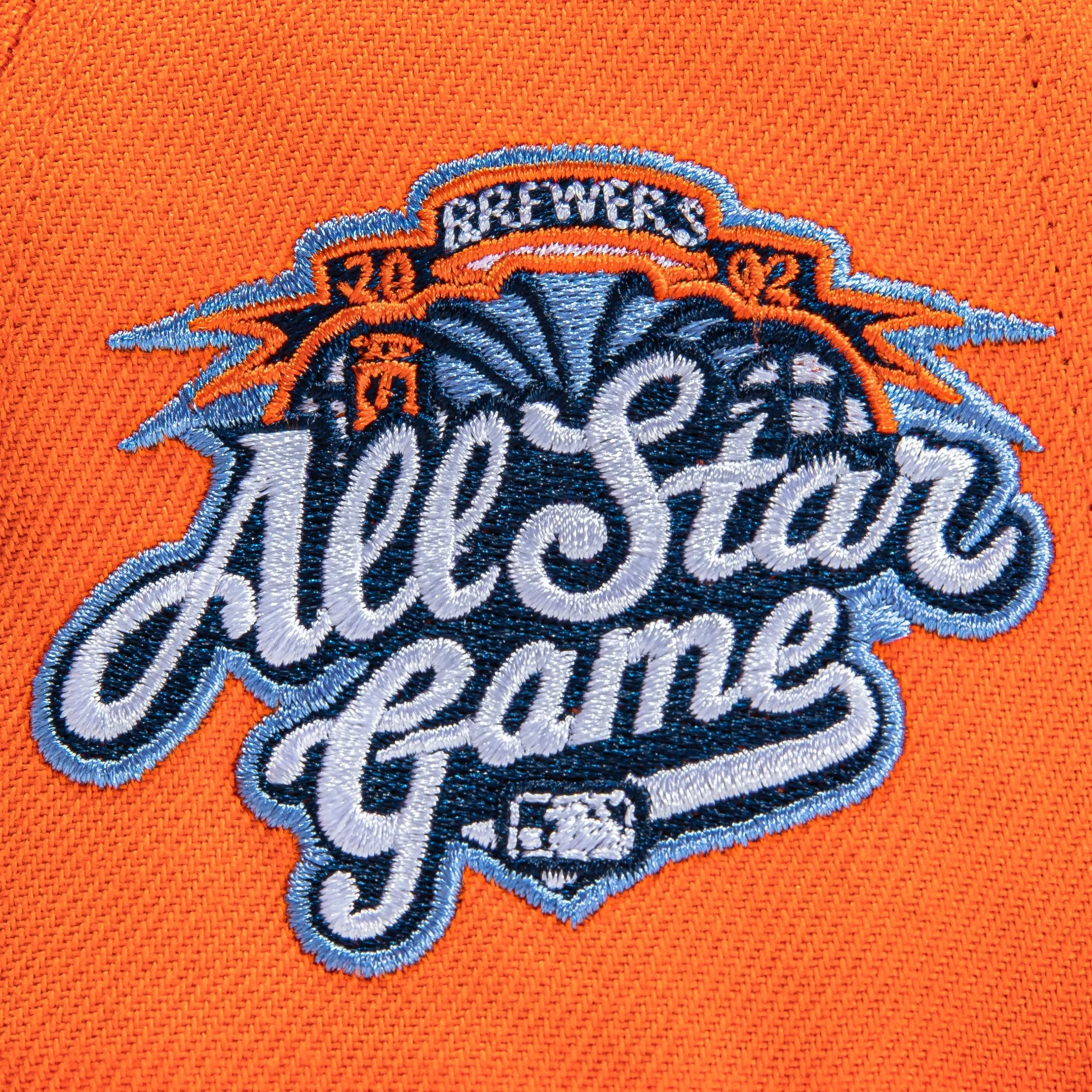 New Era  Orange Crush Milwaukee Brewers 2002 All Star Game 59FIFTY Fitted Hat