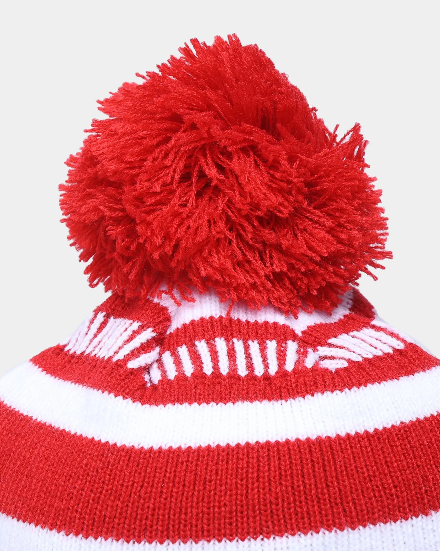 New Era Sydney Swans AFL Opening Bounce 2022 Pom Wordmark Beanie Red