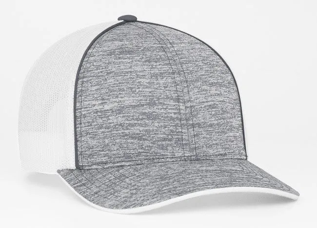Pacific Headwear Pro Model Aggressive Heather Trucker Adj. 106C