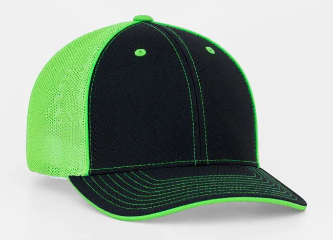Pacific Headwear Trucker Mesh Solid and Two Colors 404M