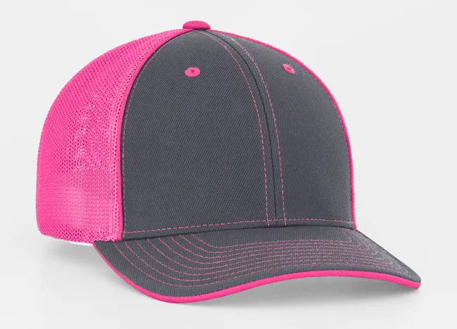 Pacific Headwear Trucker Mesh Solid and Two Colors 404M