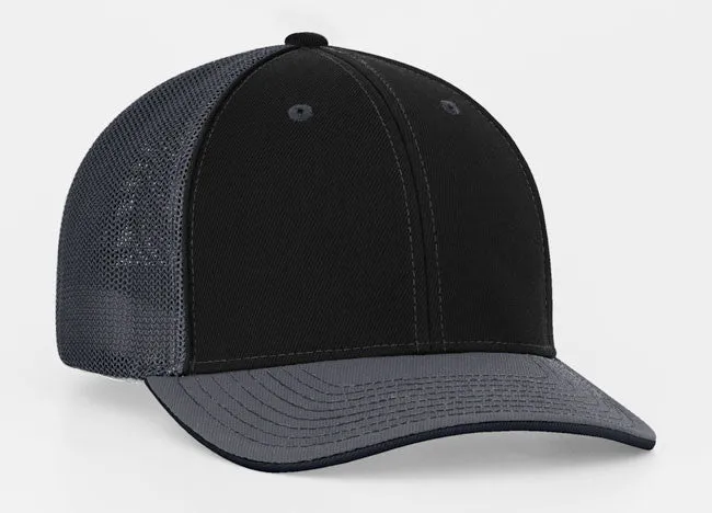 Pacific Headwear Trucker Mesh Solid and Two Colors 404M